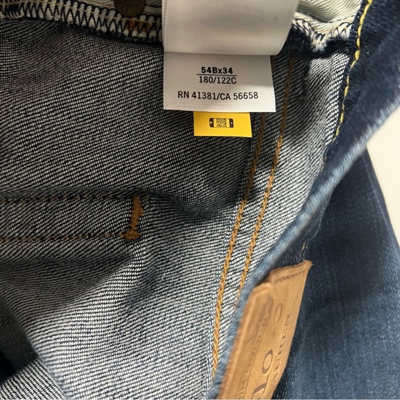 Polo Ralph Lauren The Parkside Active Taper Men's Jeans Size 54Bx34 Coolmax NWT - Picture 13 of 13